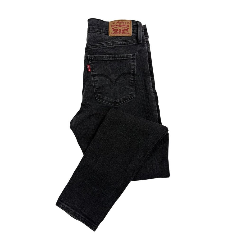 Levi’s 711 Skinny Jeans Women’s Black Wash – Size W27 L28 (US 4) - Picture 4 of 15